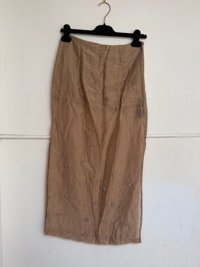 H&M Edition Embellished Midi Skirt